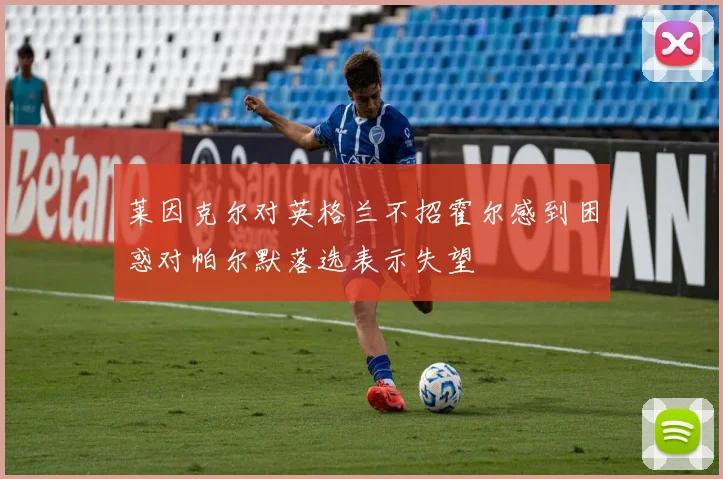 莱因克尔对英格兰不招霍尔感到困惑对帕尔默落选表示失望